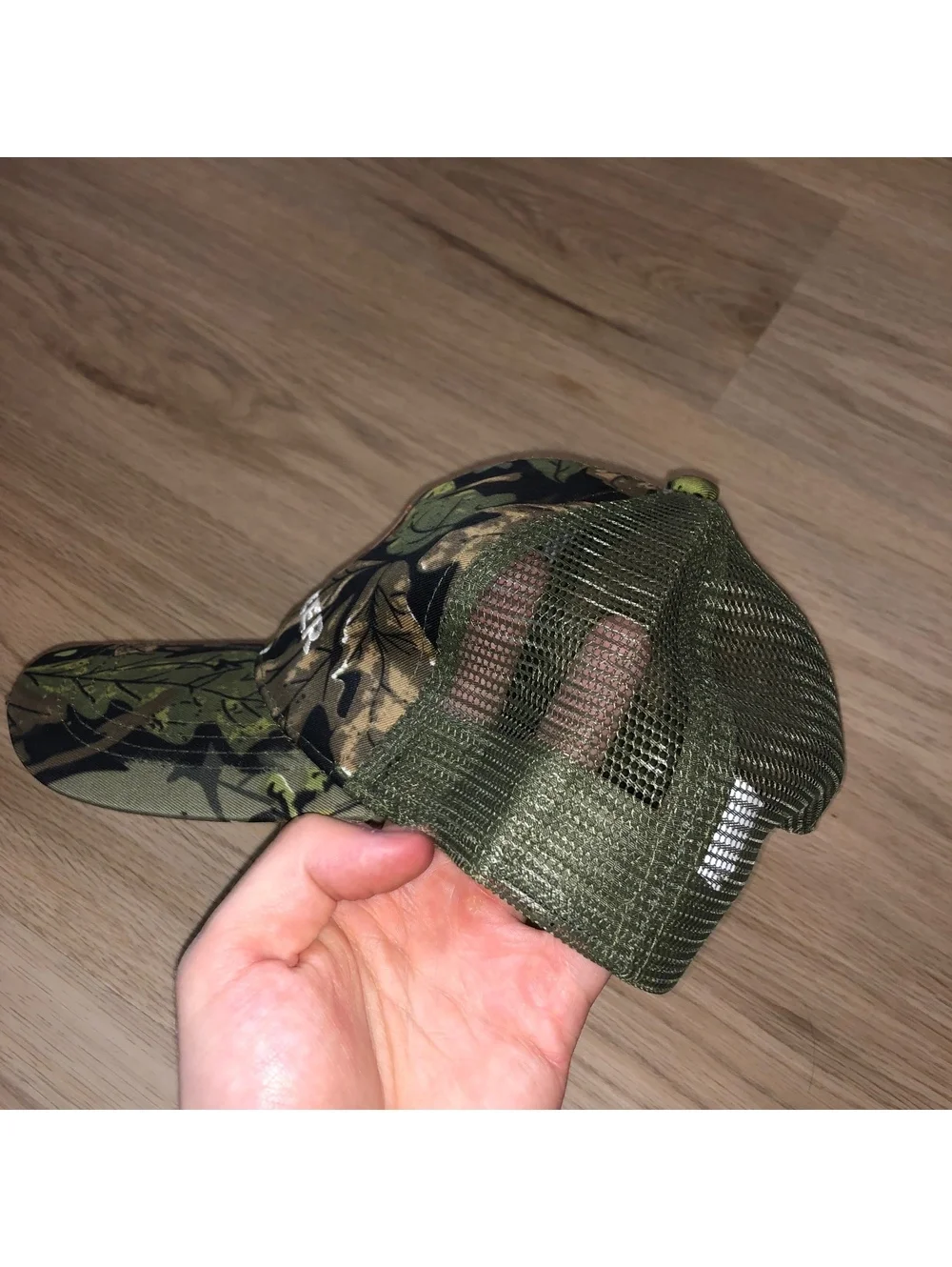 JOHN BEER DEERE NOVELTY CAMO MESH TRUCKER ALCOHOL SNAPBACK HAT DRINKING DEER